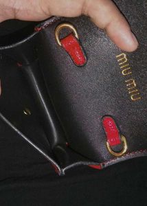 Authentic Red Wallet By Brand MIUMIU