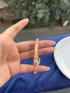 Enamel Floral Bangle single