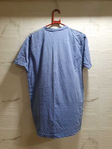 Unique Blue Patterned T-Shirt