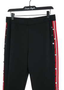 Red Knit Top &amp; Black Pants