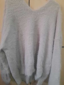White Furry Top