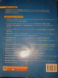 Geography Textbook Class X