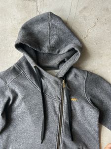 Gray Zip-Up Hoodie