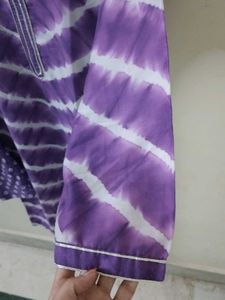 Purple Tie-Dye Lounge Set