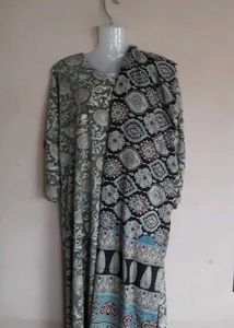Kalamkari Print Kurta With Duppatta