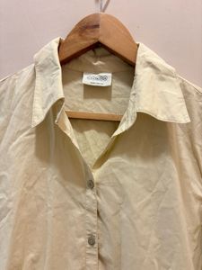 Beautiful Cream Button-Up Shirt