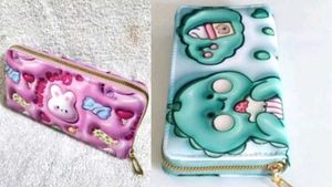 ✨ &#34;Happy Bear Pink Long Wallet – Cute &amp; Trendy ✨