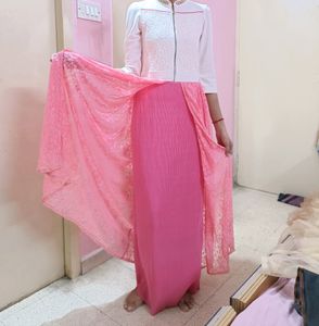 Pink Party Gown Dress