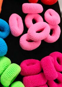 Colorful Hair Tie Set of 36 pcs in 6 colours