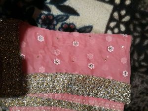 Heavy Pink Pure Dupatta