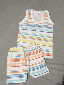 Striped Tank & Shorts Set