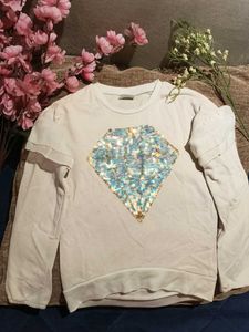 Sequin Diamond Sweatshirt