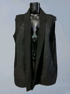 black long Unisex jacket Free Size For M L XL