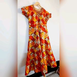 Colorful Frock Gowns Women's
