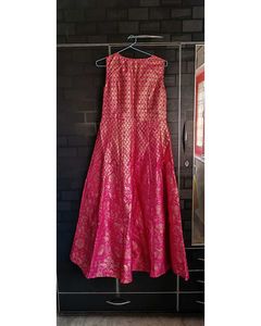 Elegant Pink Ethnic Gown