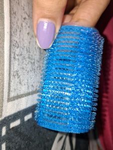 Blue Hair Rollers - Set of 4💗