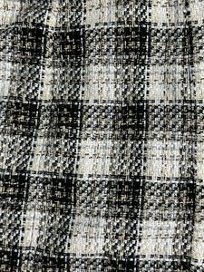 Plaid Tweed Mini Skirt