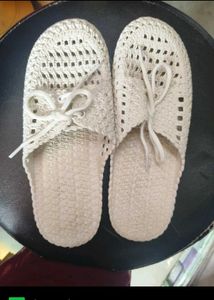 Unique Lace-Up Slides