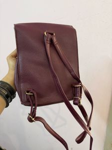 ‼️Brand New Burgundy Mini Backpack‼️