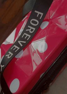 Pink Polka Dot Suitcase