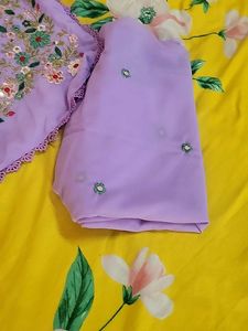 Beautiful Lavender Georgette Suit