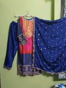 New/Unused Beautiful Chanderi Silk Kurta Set