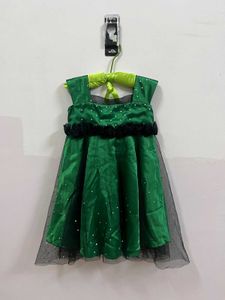 Green Party Dress