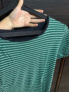 Striped Green Tee