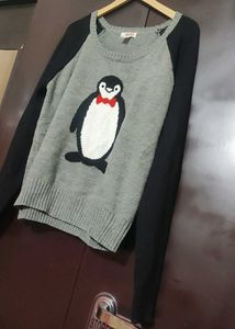 Black &amp; Grey Winter Top For 40 Bust