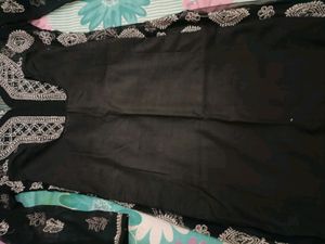 Chickenkari Black Kurta