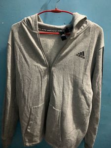 Adidas Grey Hoodie Orignal