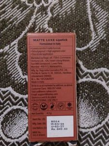 NYKAA Matte Luxe Lipstick