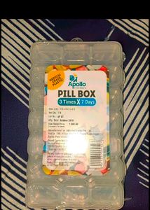 Pill Box With Tag