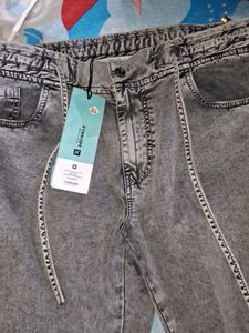 Denim Jean With Drawstring