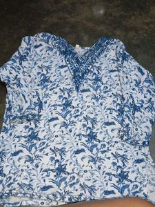 Floral Print Tunic Top