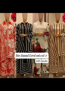 Elegant Cord Set with Dupatta