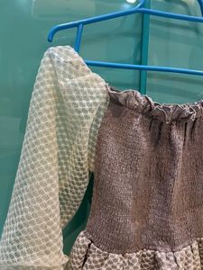 Stylish Off-Shoulder Mesh Top