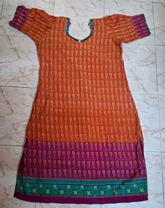Xl Size Pure Cotton 3pc Kurti Set