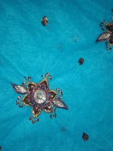 Elegant Turquoise Saree