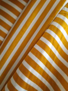 Mustard And White Color Shrug