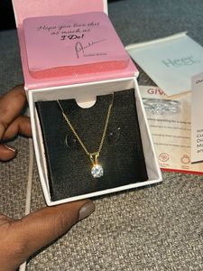 GIVA Gold Pendant Necklace