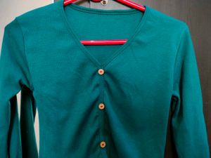 Buttoned Crop Top