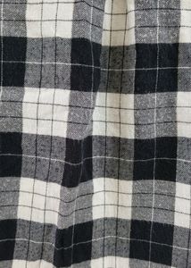 Black and White Buffalo Check  Shirt