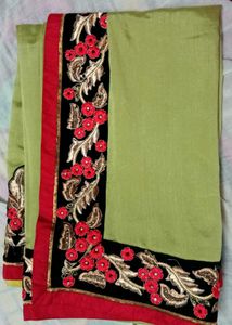 Elegant Green Saree