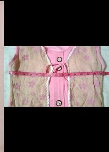 Cute Pink Top &amp; Denim Jacket