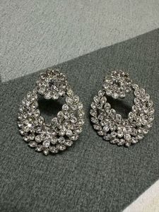 Sparkling Silver Earrings