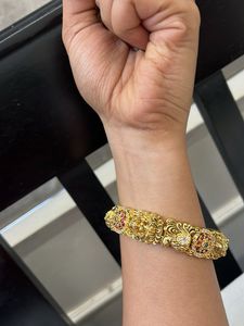 Ornate Gold-Tone Bangle