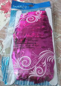 Pink Foil Fringe Curtain 3x6-pack Of 2