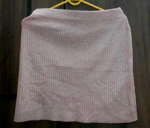Sparkly Mini Winter Skirt