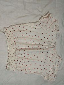Cute Heart Shaped Crop Top